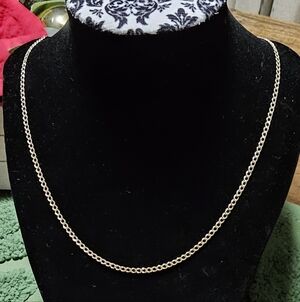 Elegant 14k Solid Gold Cuban Chain Necklace